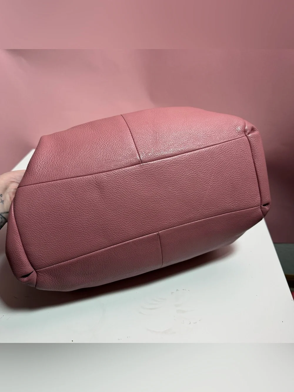 Pink mauve Coach madison phoebe shoulder bag